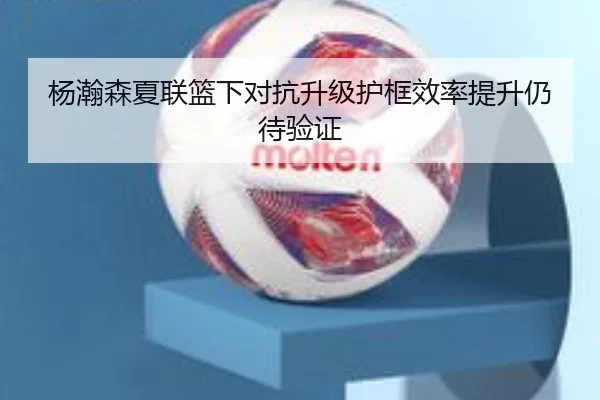 杨瀚森夏联篮下对抗升级护框效率提升仍待验证